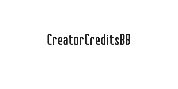 CreatorCreditsBB Logo