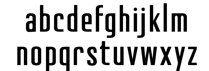 CreatorCreditsBB Font LOWERCASE