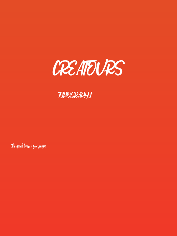 Creatours Poster