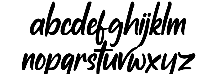Creatours Font LOWERCASE