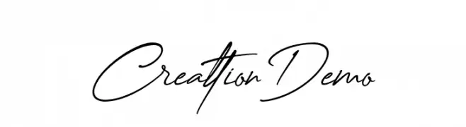 Creattion Demo  フリーフォントのダウンロード