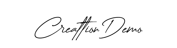 CreattionDemo  Frei Schriftart Herunterladen