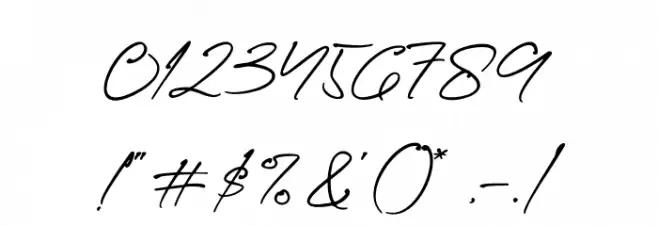 CreattionDemo Font OTHER CHARS