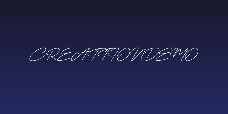 CreattionDemo Social Header