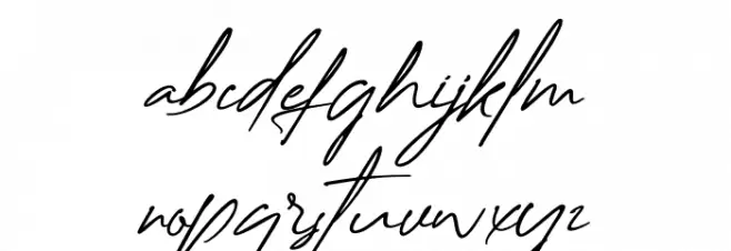 CreattionDemo Schriftart Kleinbuchstaben