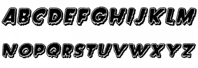 Creature Feature 字体 大写