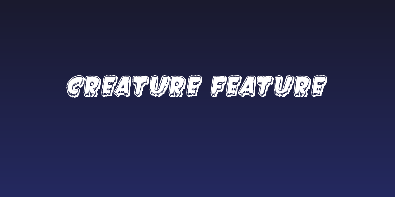 Creature Feature Social Header