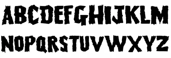 Creature of the swimming pool 字体 大写