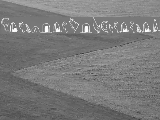 CreatureBuilderEars Font examples