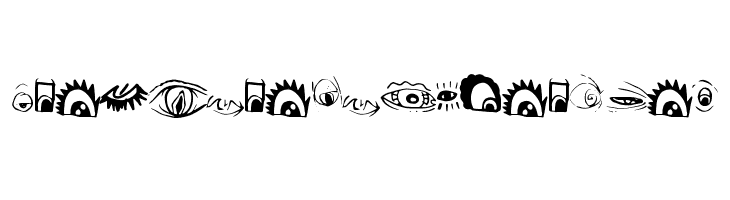 CreatureBuilderEyes Font