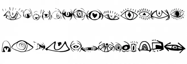 CreatureBuilderEyes 字体 大写