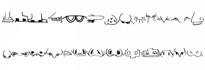 CreatureBuilderNose Schriftart Groß