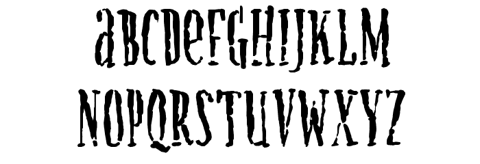 Creature Font LOWERCASE