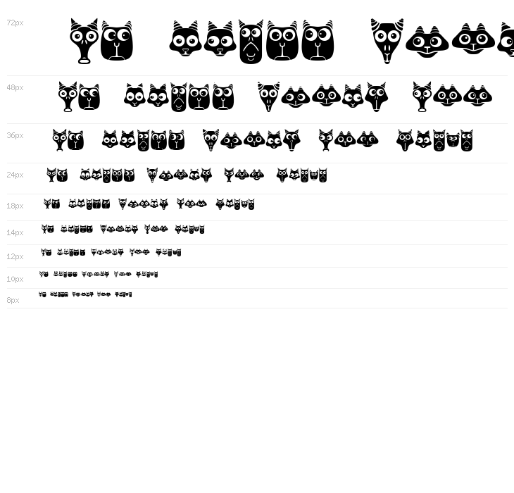 Creatures with Horns Regular Waterfall