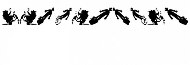 CreaturesShadows Font OTHER CHARS