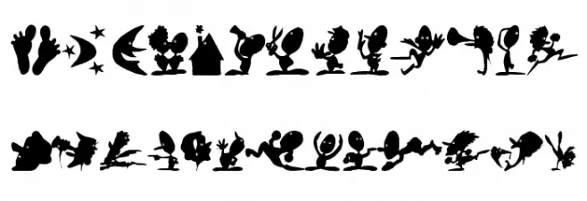 CreaturesShadows 字体 小写