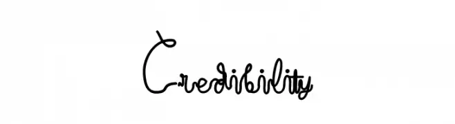 Credibility  Frei Schriftart Herunterladen