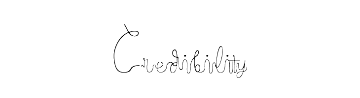 Credibility  Fuentes Gratis Descargar