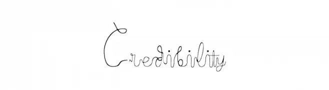 Credibility  تنزيل الخطوط