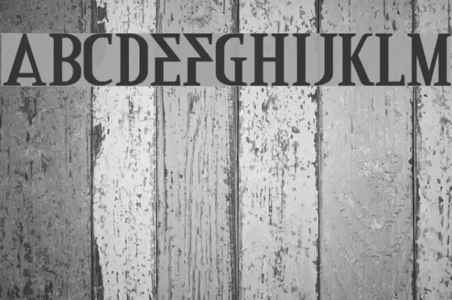 Credit River Font examples