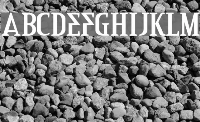 Credit River Font examples