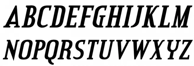 Credit Valley Bold Italic Fonte MAIÚSCULAS