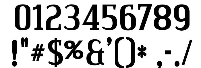 Credit Valley Bold Font OTHER CHARS