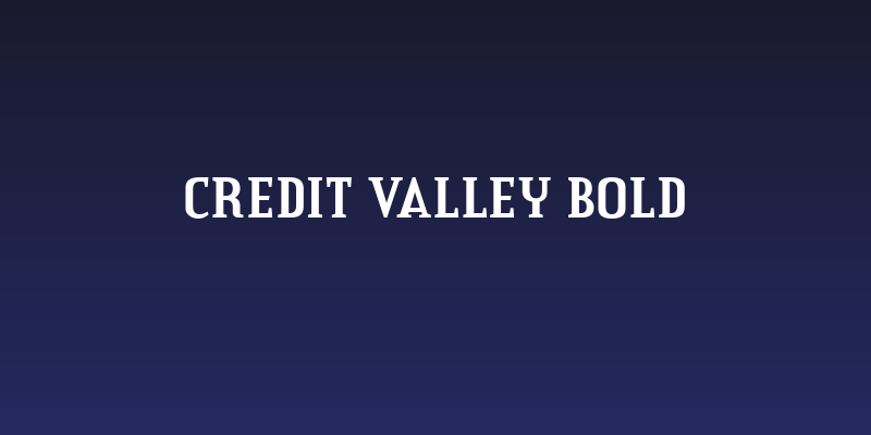 Credit Valley Bold Social Header
