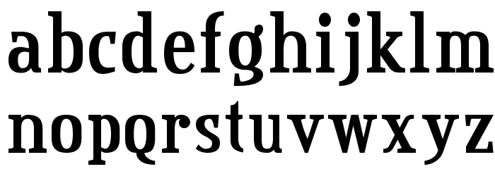 Credit Valley Bold Font LOWERCASE