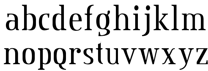 Credit Valley Font LOWERCASE