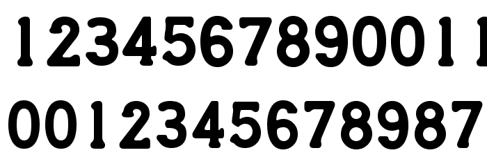 CreditCard Font LOWERCASE