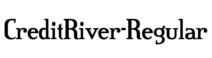 CreditRiver-Regular  لخطوط تنزيل