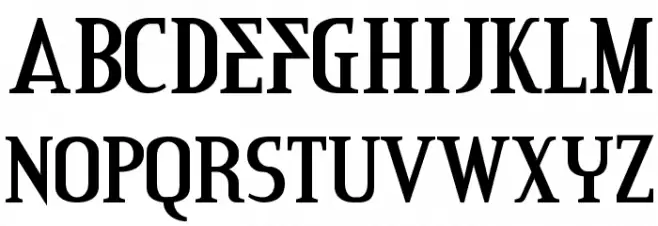 CreditRiver-Regular Шрифта ВЕРХНИЙ