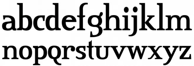 CreditValley-Bold फ़ॉन्ट लोअरकेस