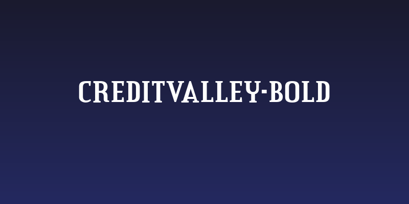 CreditValley-Bold Social Header