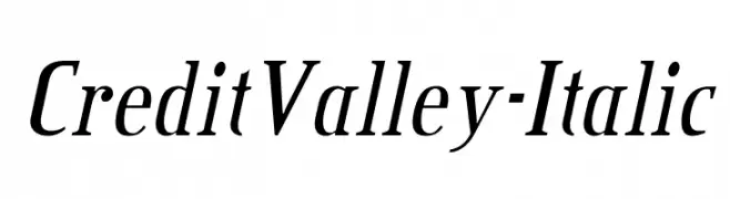 CreditValley-Italic  baixar fontes gratis