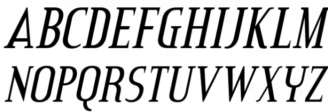 CreditValley-Italic Schriftart Groß
