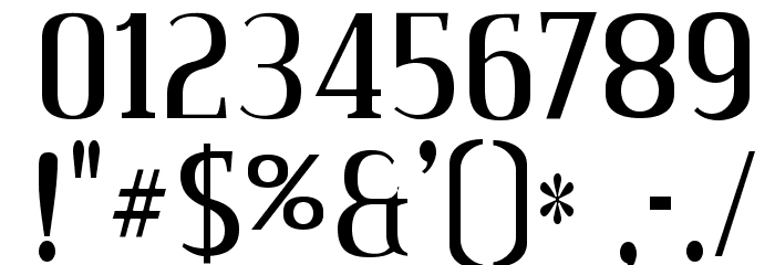 CreditValley-Regular Font Alte caractere