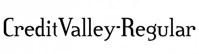 CreditValley-Regular  Fuentes Gratis Descargar