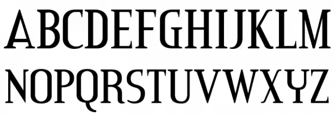 CreditValley-Regular フォント 大文字