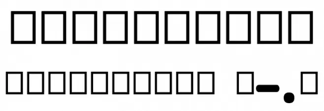 Creditverse Font OTHER CHARS