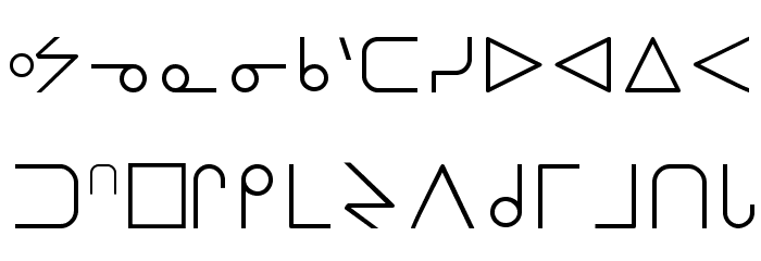 CreeNormal Font LOWERCASE