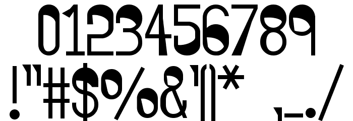 Creek 101 Font OTHER CHARS