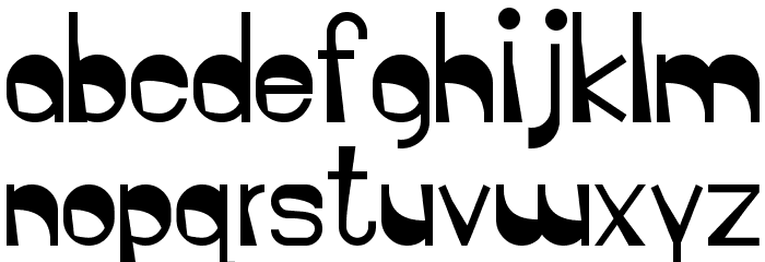 Creek 101 Font LOWERCASE