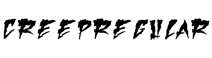 Creep Regular لخطوط تنزيل
