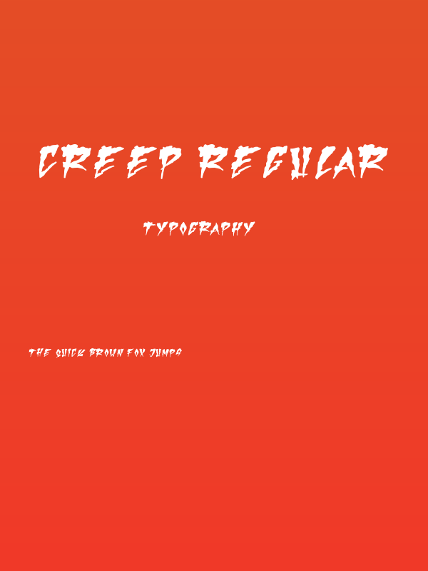 Creep Regular Poster