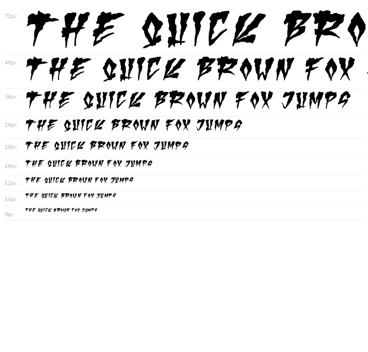 Creep Regular Waterfall