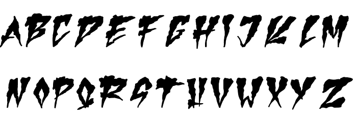 Creep Regular フォント 小文字