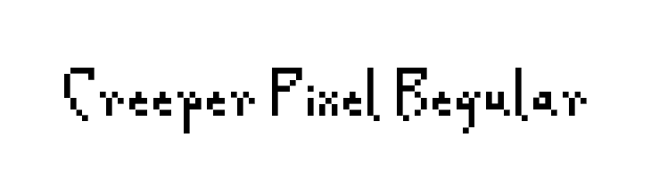 Creeper Pixel Regular  baixar fontes gratis