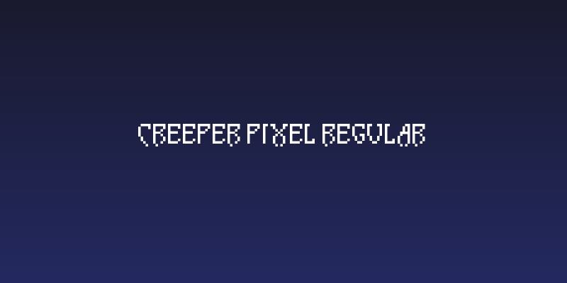 Creeper Pixel Regular Social Header